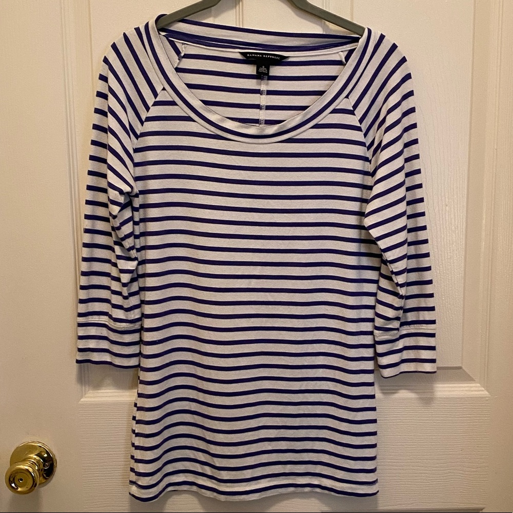 Banana republic stripped shirt